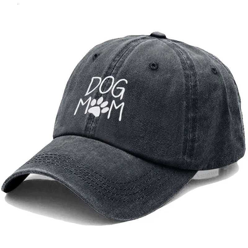 Dog Mom Embroidered Baseball Cap for Women Men Fashion Adjustable Soft Cotton Dad Hat Unisex Classic Golf Caps S260306