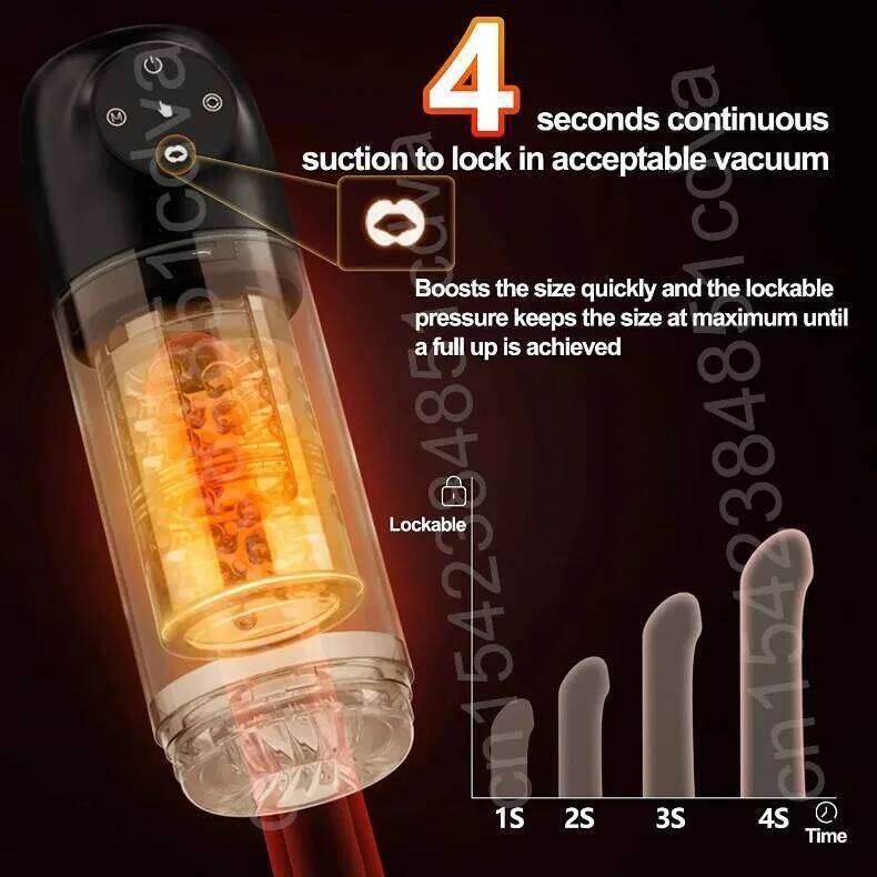 Best Selling Male Sucking Mastubator Blowjob Vacuum Penis SPA Automatic 360 Rotation Man Masturbator Cup Exhaust IXP7 Sex Toys W260305