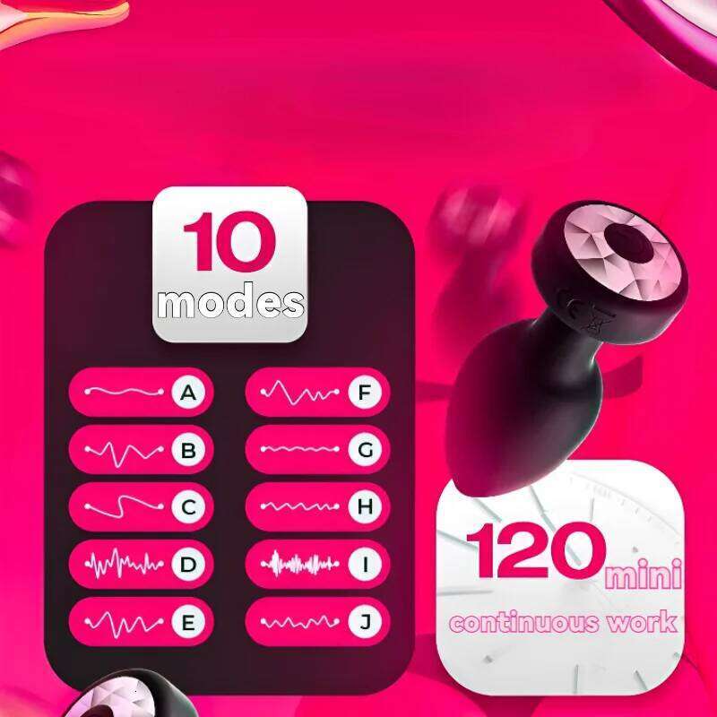 Anal Vibrator Wireless Remote Control Vagina Butt Plug Prostate Massager Female Masturbator for Adult Sex Toys Women Men Gay W260305