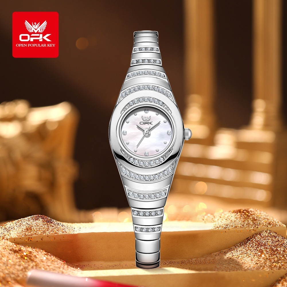 New OPK brand watch elegant bracelet fashionable diamond inlaid quartz watch personalized casual popular women's luxury watch