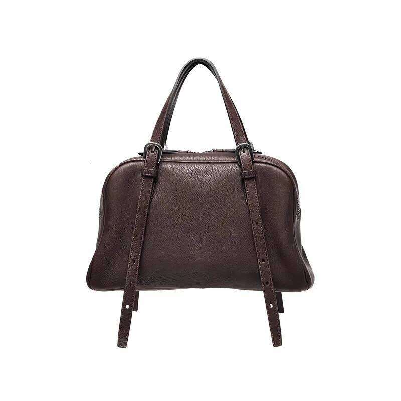 Women's Cow Genuine Leather Shoulder Bags Female Retro Large Capacity Cowhide Bag Ladies Fashion Luxury Handbags Lady Xiu Lai Si