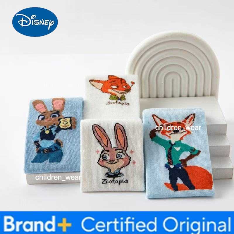 Disney Zootopia Stocking Cartoon Anime Judy Officer Fox Nick Stocking Neutral Cosplay Adult Stocking Toy Children Birthday Gift H260306