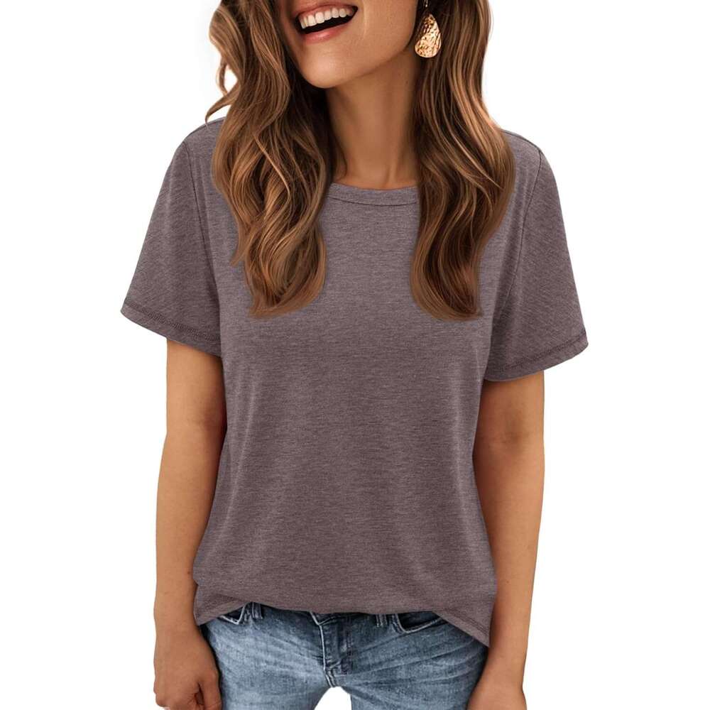 Womens Designer T Shirt Summer Tops Short Sleeve Fashion School Teachers Clothes 2026 Spring Beach Vacation Trendy