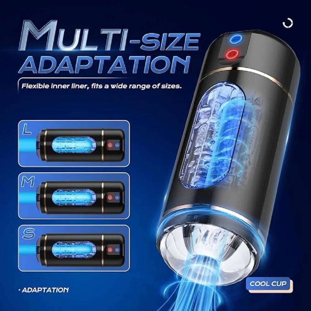 Automatic Male Masturbator 10 Vibrating Mode 3D Textured Sleeve Real Pocket Pussy Stroker Hands Free Adult Sex Toys for Man W260305