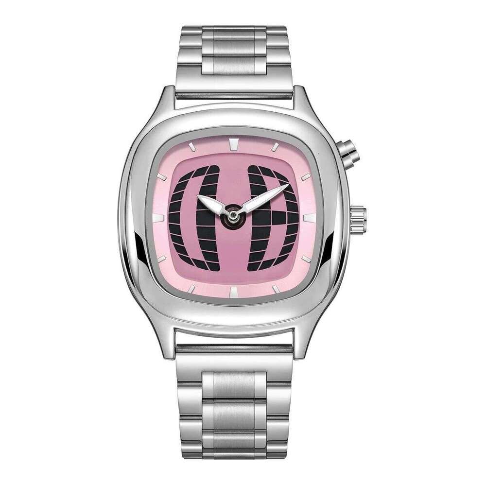 Kaleidoscope Retro Steel Band Deformable Digital Dynamic Unisex Watch