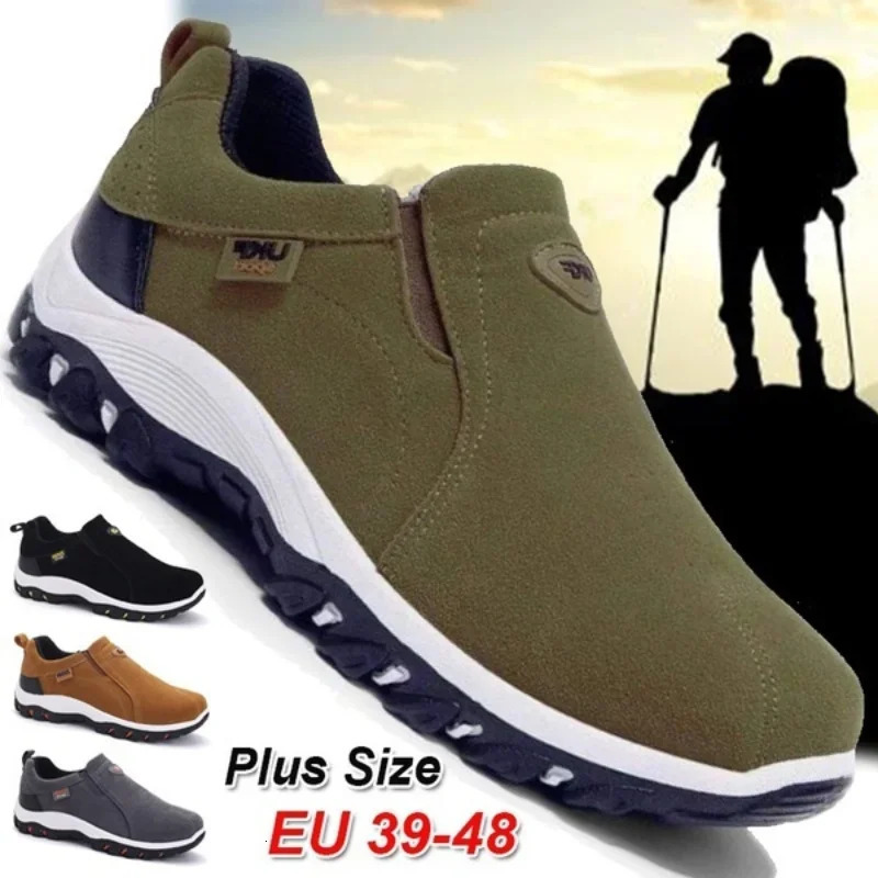 Large 38-50 Outdoor Hiking Camping Running Jogging Casual Sports Shoes Waterproof Anti-slip and Breathable Sports Shoes 260227