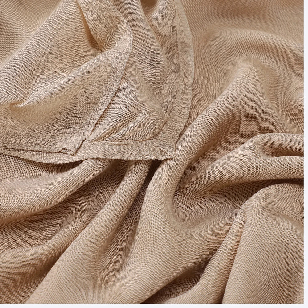 Muslim Hijabs for Women Scarf Thin Plain Shawls Femme Musulman Soft Viscose Rayon Headscarf Islamic Turban Headband 200x85cm 260304