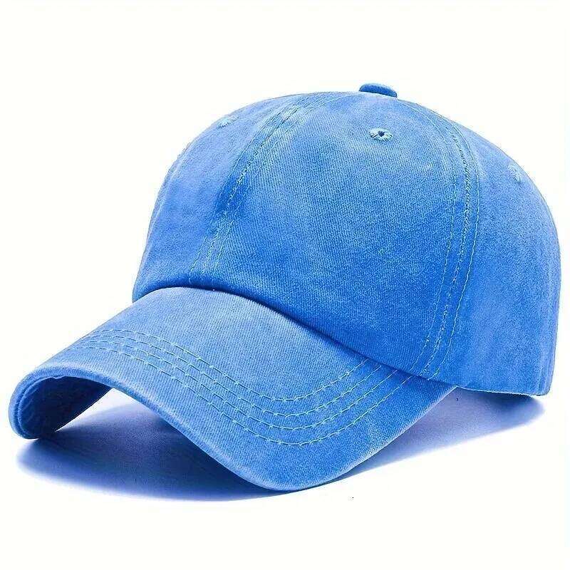 Men Women Unisex Baseball Cap Adjustable Solid Color Casual Stretchy Fabric for Sports Secure Drawstring Closure Dad Hat Y260304