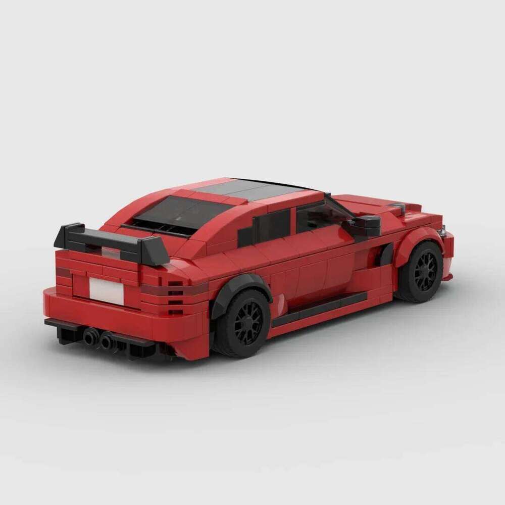 MOC Alfas Romeos Giulia GTAm Sports Car Building Blocks Super Speed Racing Vehicle Bricks Garage Brick Toys For Children Gifts Z260305