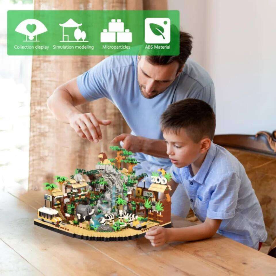 Miniature Building Block - 4,800 pieces, Zoo Mini building block model Set toys Z260305