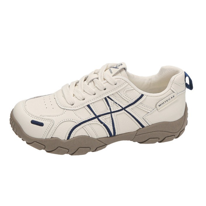 Cowhide Edition Little White Shoes Women's Virtue Training Shoes 2026 Spring Internet Celebrity Ins Leather Waterproof Casual Sports Mountaineeri