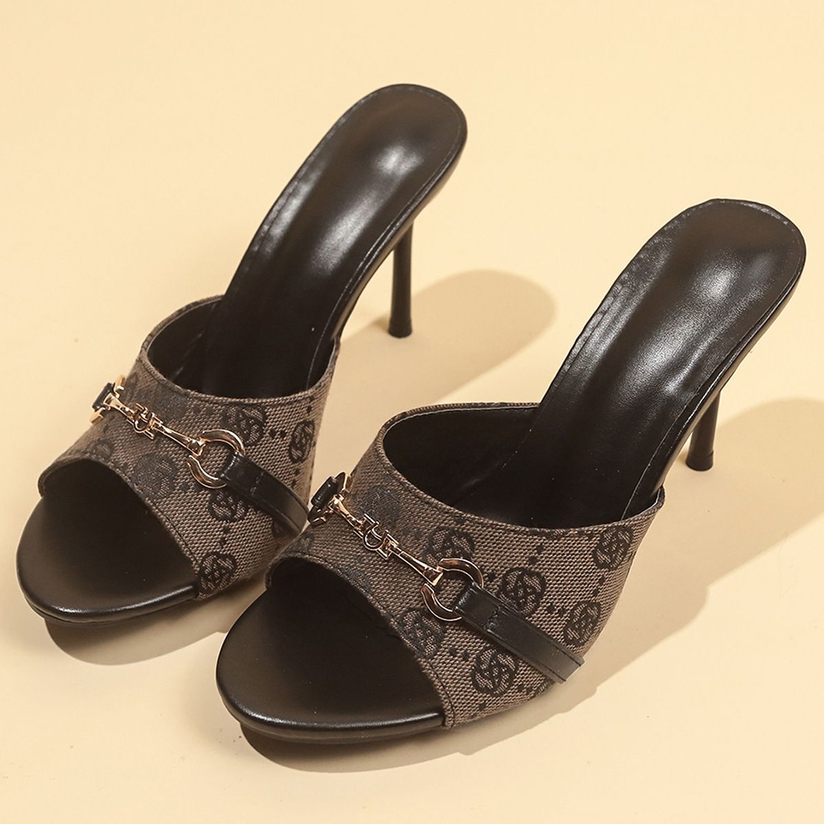 Designer heels Free shipping cross-border high heels slim heels fashionable versatile high-heeled sandals large-sized fish-mouth sexy formal shoes for