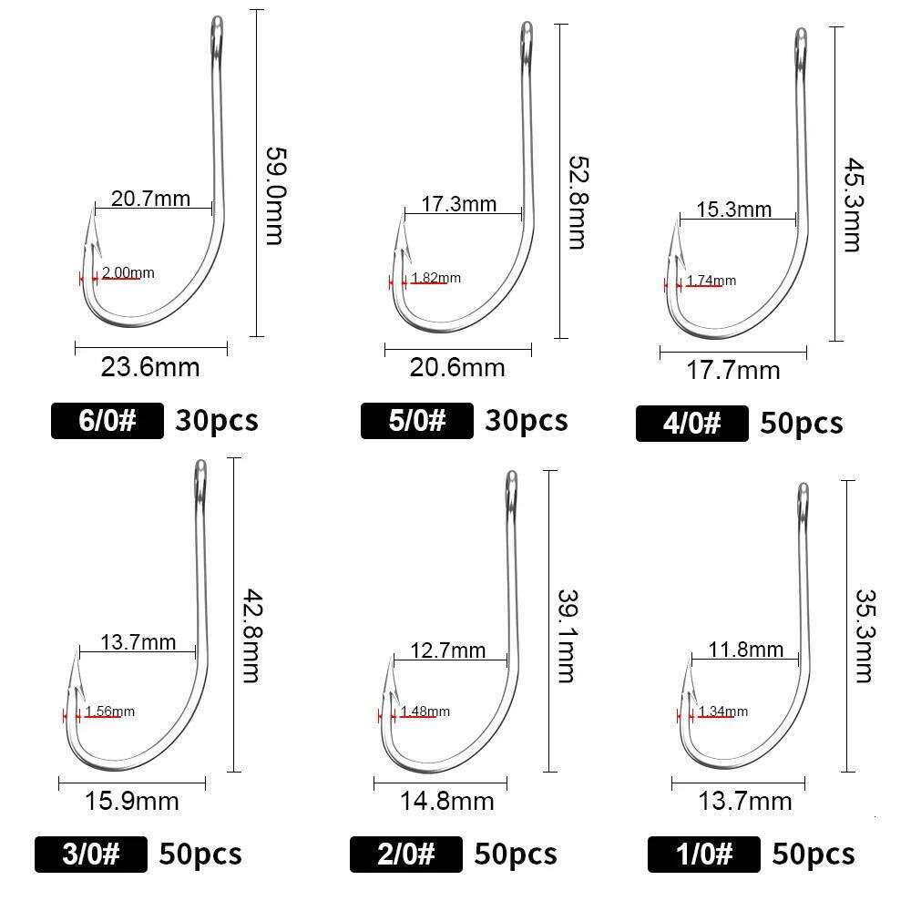 FTK 25-50Pcs Carbon Steel Hook With Eye Long Shank Barbed Sharp Fishhook for Saltwater Carp Fishing Accessories 401SS S260305