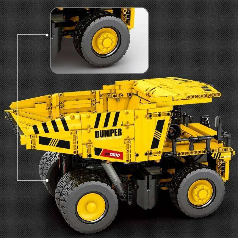 1622PCS Mining Dump Truck Building Blocks City Engineering Bricks Technology RC Car Model Children's DIY Toys Gifts Z260305