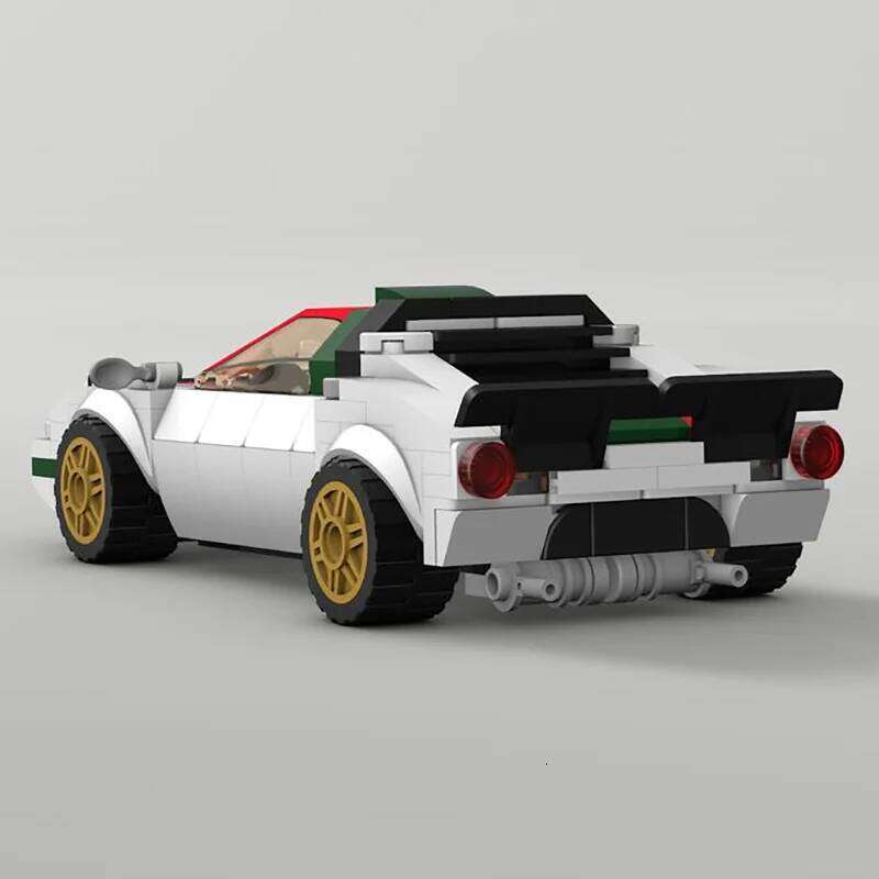 New creative 287pcs MOC Rally car model Children's Gift Christmas gift Z260306