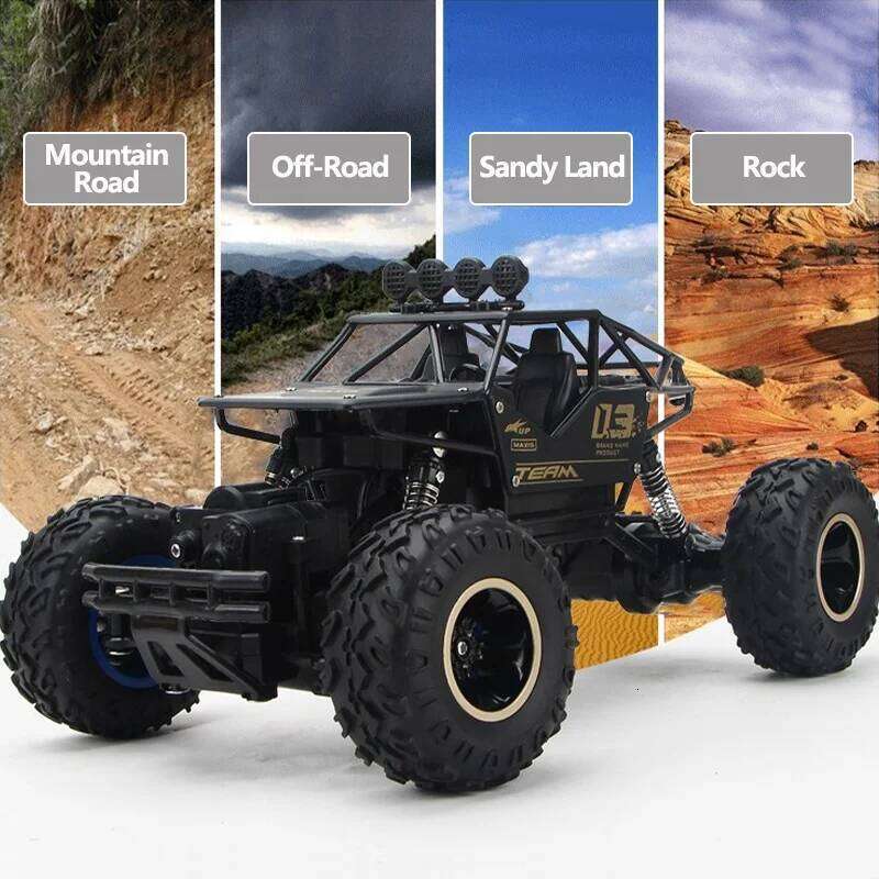 ZWN 1:16 4WD RC Car 2.4G Radio Remote Cars Rechargeable Buggy 4x4 Off-Road Control Trucks Boys Toys for Kids Gifts C260305