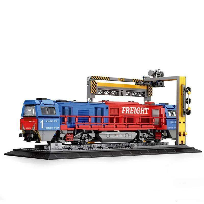 1980PCS G200 Passenger Building Blocks City Transport Train Model Bricks Adult Desktop Decoration Kids Toys Holiday Gifts Z260305