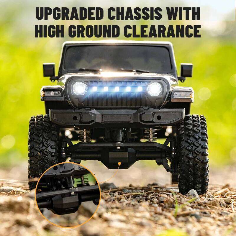 JHD For JJRC PRO 1:18 Rc Three Level Adjustment Dual Speed 4WD C8801 Suspension Off-Road Car With More Battery C260305