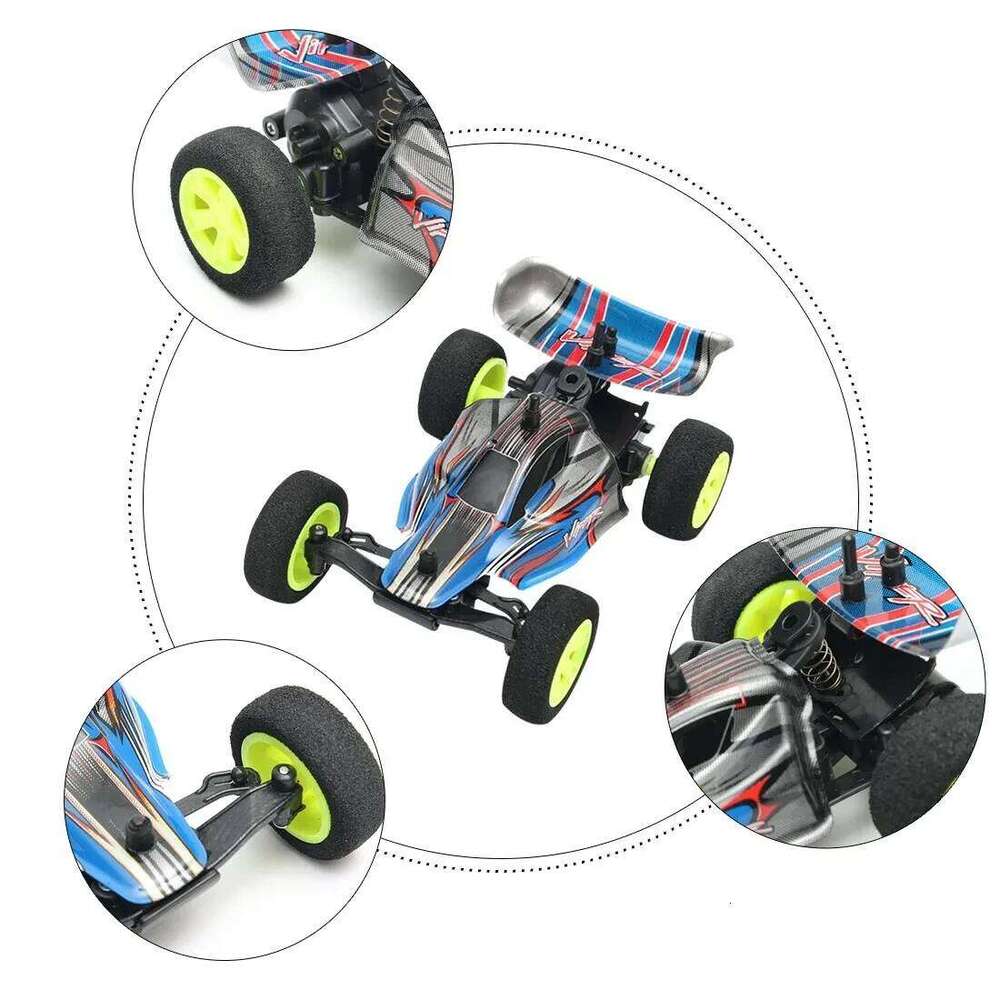 1/32 Mini Rc Model Off-Road Vehicle 4WD 2.4G Mutiplayer 4CH Operate USB Charging Edition Formula Car for Kids Toy C260305