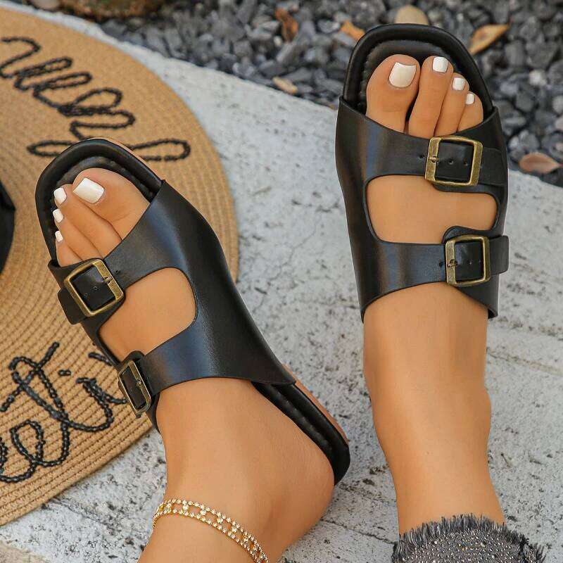 2025 Summer New Women's Fashion and Comfortable Open toed Outdoor Casual Sandals