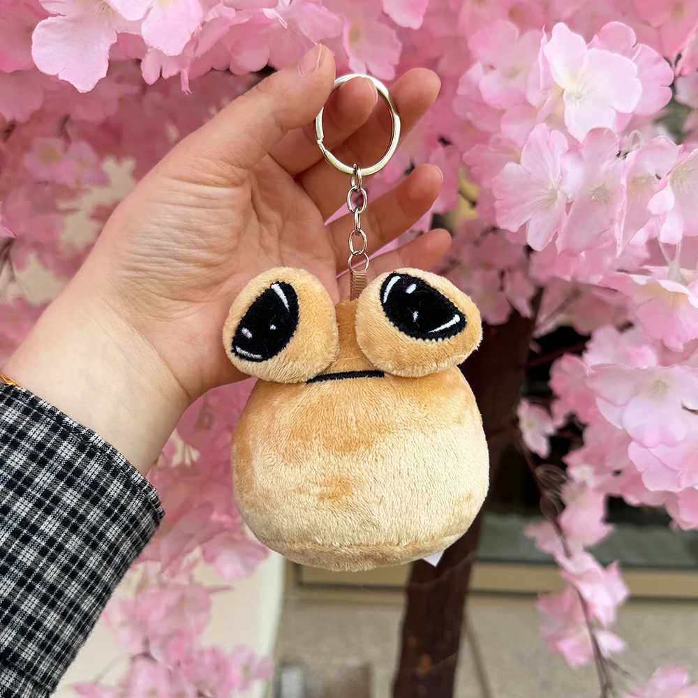 TreasuringU Sad Pou Plush Slippers with Toys New Fashion Animals Snail Fluffy House Shoes Women Men Indoor Soft Alien Slipper S260305