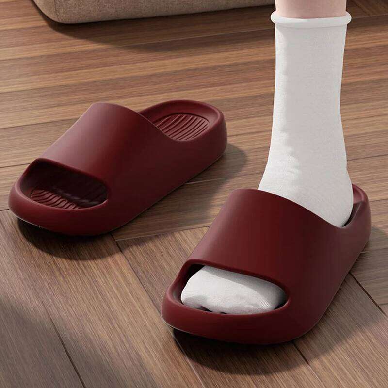 Summer Men Women Indoor EVA Soft Bottom Sandals Open Toe Trend Slides Light Beach Shoes Slippers Home Size 36-51