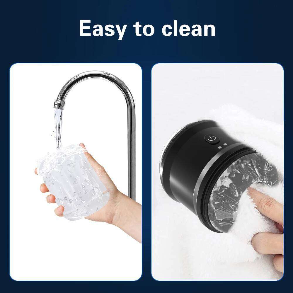 Automatic Masturbator Cup Open-Ended Pocket Pussy Sleeve Sex Toys for Male BlowJob Pleasure Penis Stroker Adult 18+ W260305