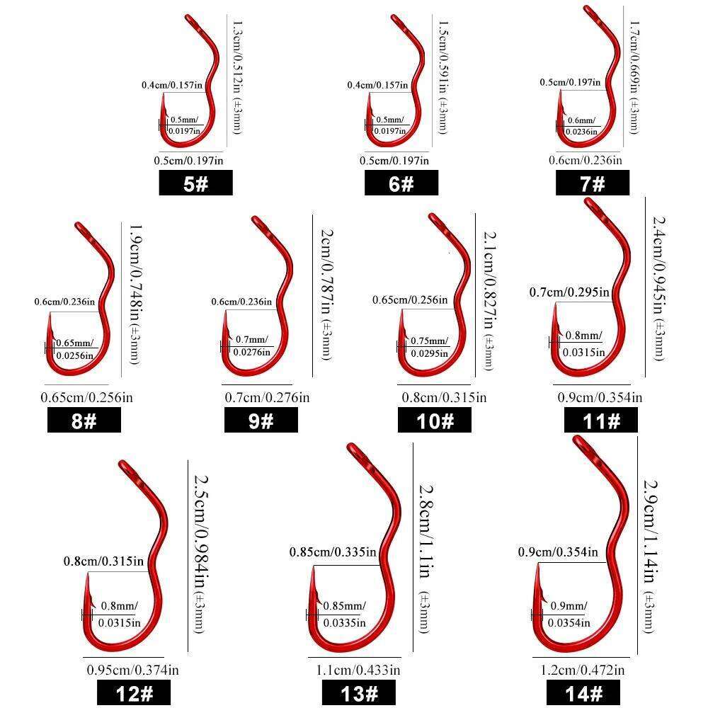 FTK 12/24Pcs High Carbon Steel Hooks With Ring 5-14# Automatic Flip Sharp Barbed Fishhook for Carp Fishing Accessories S260305
