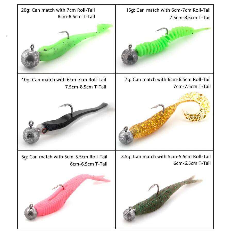 JYJ Jig Head Hook 1g 2g 3g 4g 5g 6g 7g 8g 9g 10g 12g 14g 16g Fish Hooks for Soft Lure Pesca Cranks Bass Rig Tackle Fishhook S260305