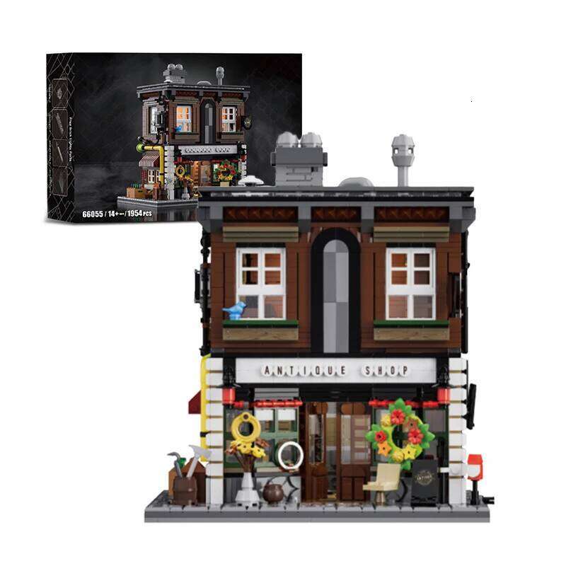 Antique Shop Building Blocks Medieval Streetview Modular Castle Moc Model Bricks Desktop Decoration Kids DIY Toys Holiday Gifts Z260305