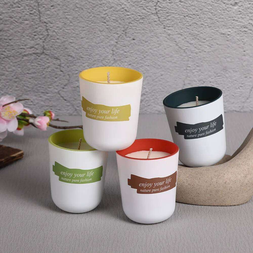 Aromatherapy Soy Candle Bedroom And Bathroom Mixed Wax Scented Candles for Relaxing Home Environment W260304 W260305