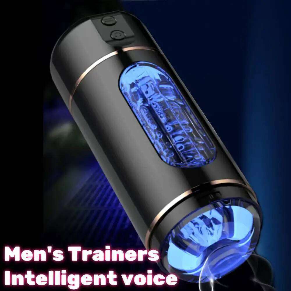 Automatic Male Masturbation Cup Intelligent Voice Men's Masturbator Pocket Pussy Penis Training Vibrator Sex Toy Joinjjtoy W260305