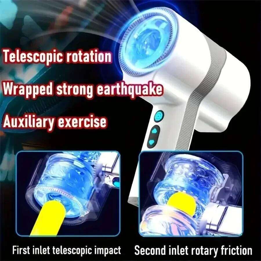 Simulates Real Vagina Two-way Entry Fully Automatic Male Masturbator Intelligent Masturbation Cup Push and Suck Mode Men Sex Toy W260305