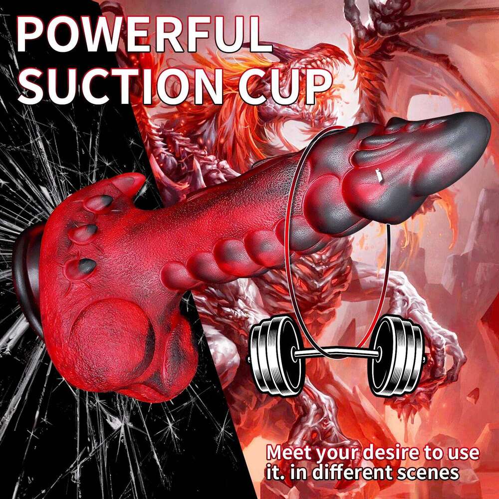 Dragon Thrusting Dildo Vibrator Suction Cup Realistic Big Penis Anal Plug Adult Supplies Gay Lesbian Sex Toys For Women Men 18+ W260305