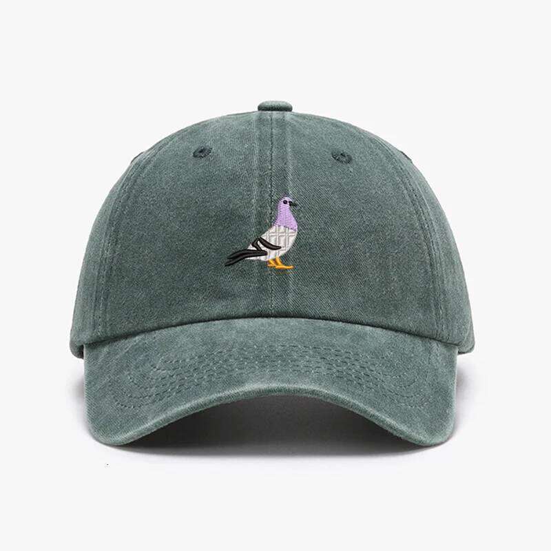 Embroidery Pigeon Spring vintage Baseball caps Men Women Water Washed Sports Fishing Sunshade Summer Autumn winter Dad Hat Y260304