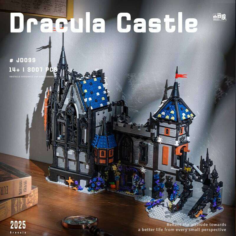 3007PCS Creative Expert Dracula Castle Building Blocks Street View Architecture MOC Modular Model Kit DIY Puzzy Toy Gift for Kid Z260306
