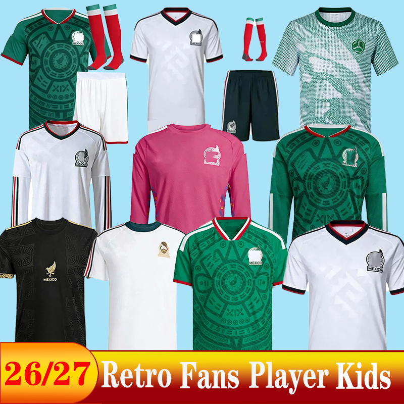 Mexico jersey 2026 2027 World Cup 2026 QUALIFIERS RAUL CHICHARITO Mexico Soccer Jerseys LOZANO DOS SANTOS Men Kids Football Shirts Uniforms football kit
