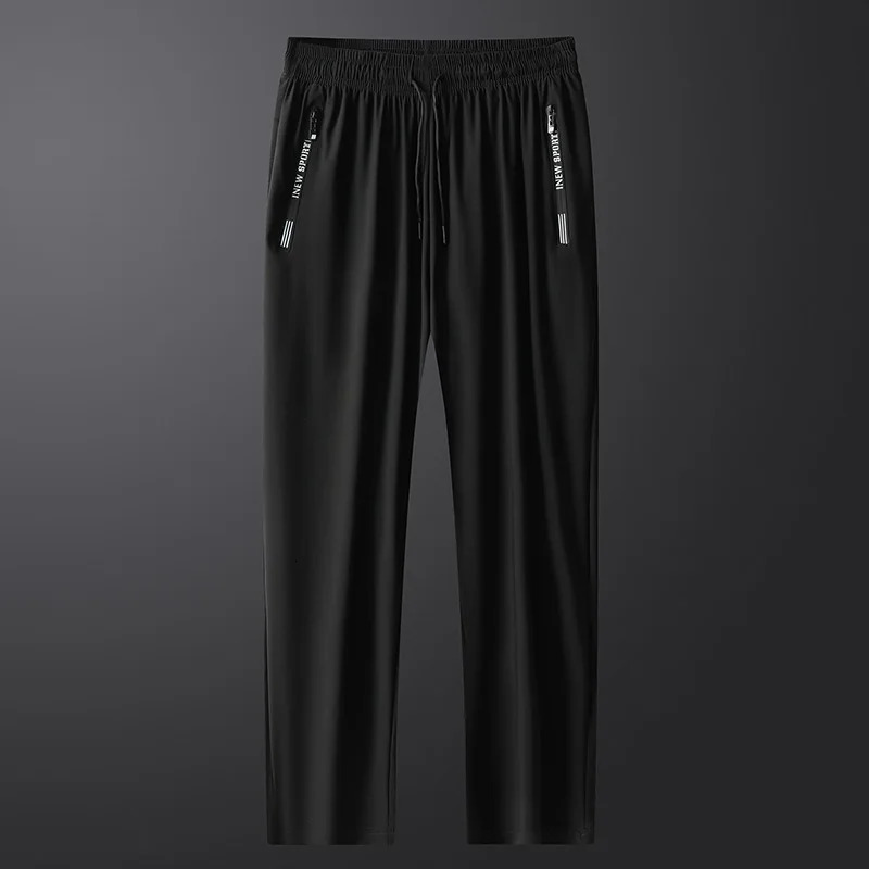 Running Pants Zipper Quick Dry Summer Fishing Outdoor Jogging Sweatpants Men Fitness Trousers Training Sport Long Pant Workout 260306