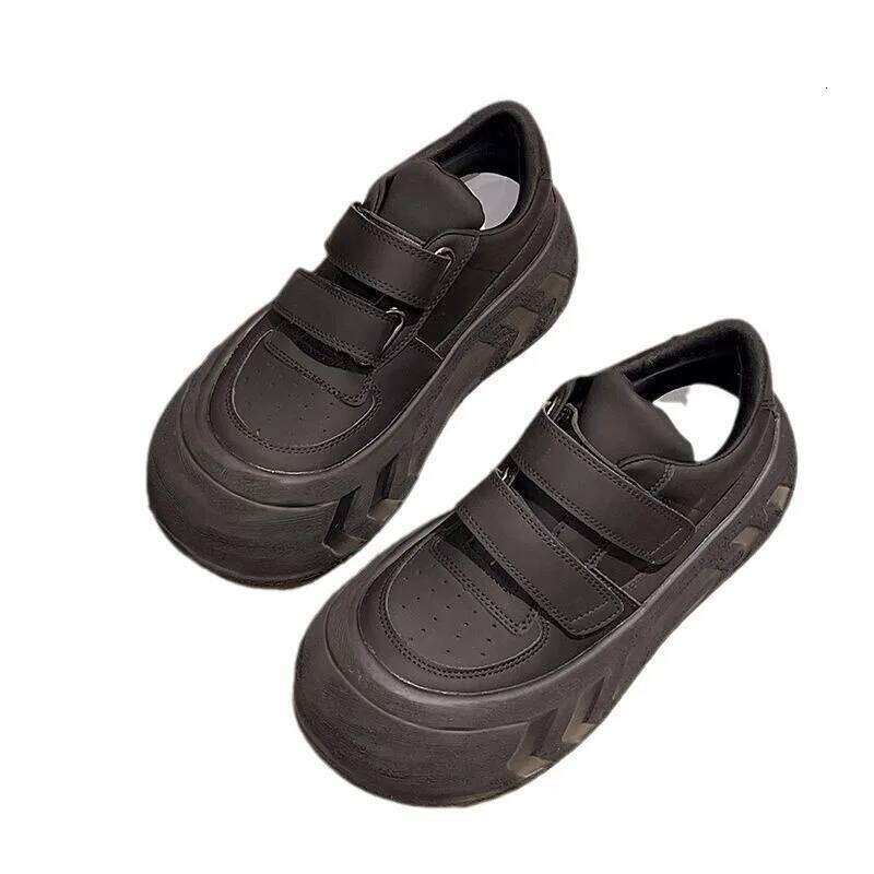 Campus Muffin Platform Bread Womens 2025 Spring Autumn New Heightening Versatile Sports And Leisure Board Shoes