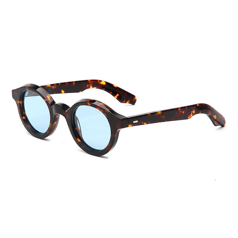 Cross Border Foreign Trade Retro Round-Frame High End Fashion Sunglasses The Same Style As Popular Among European And American Influencers Trendy High