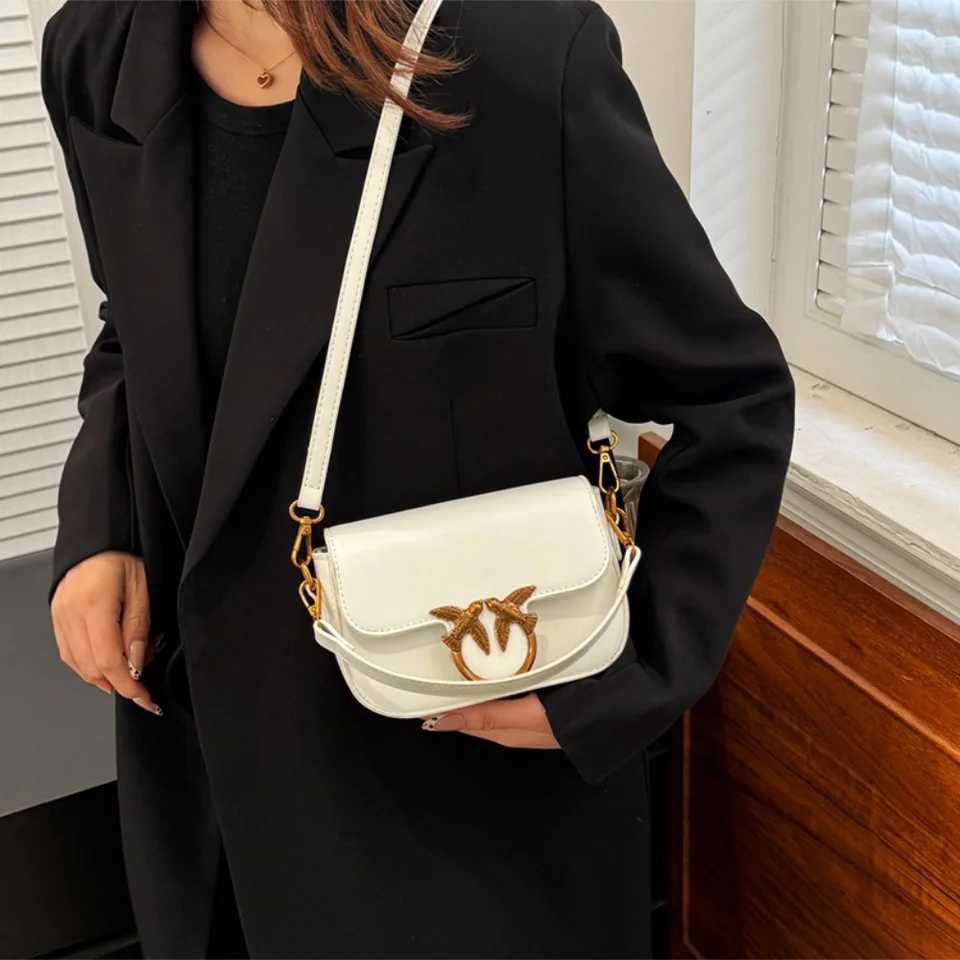 Ladies Handbag Swallow Bag Fashionable Versatile Single Shoulder Crossbody Bag Small Square Bag Commuting Bag H260306