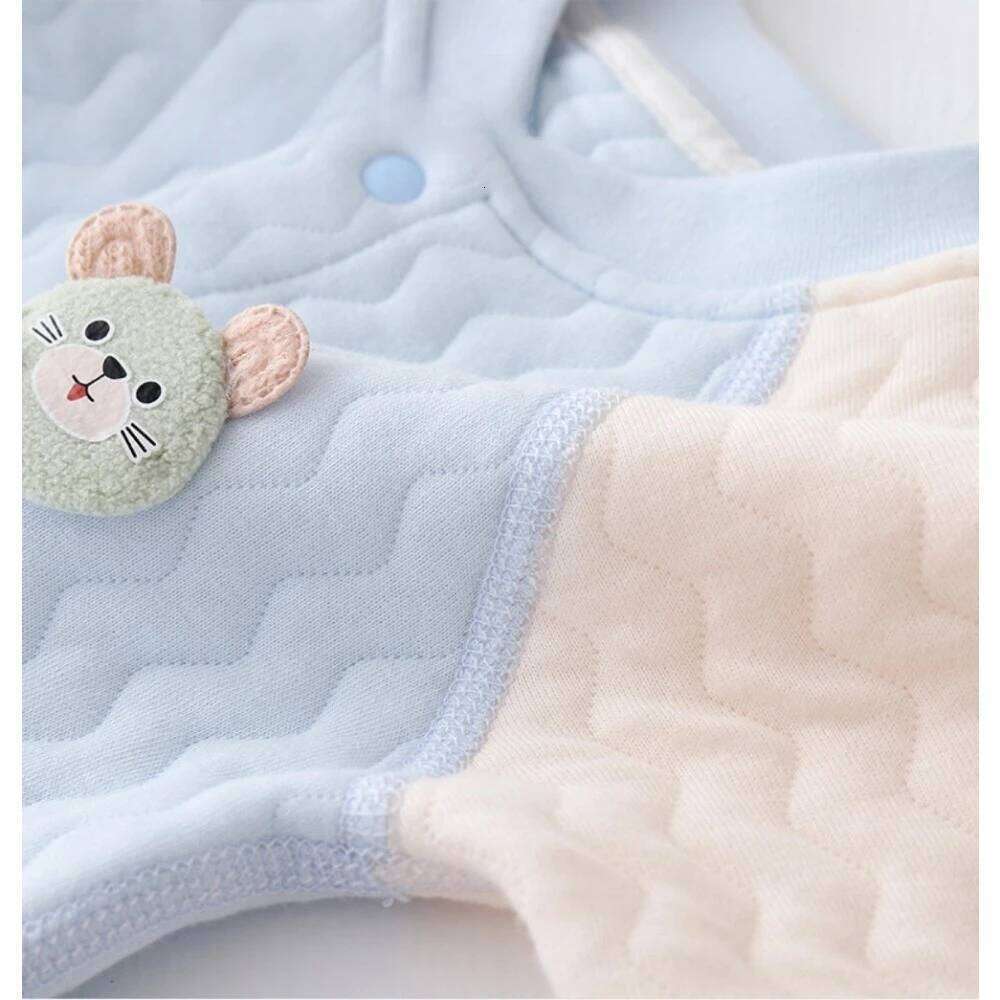 Autumn and 0-18Months Baby Rompers Winter Newborn Girls Boys 100%Cotton Clothes of Long Seeve Infant Clothing Pajamas Z260306