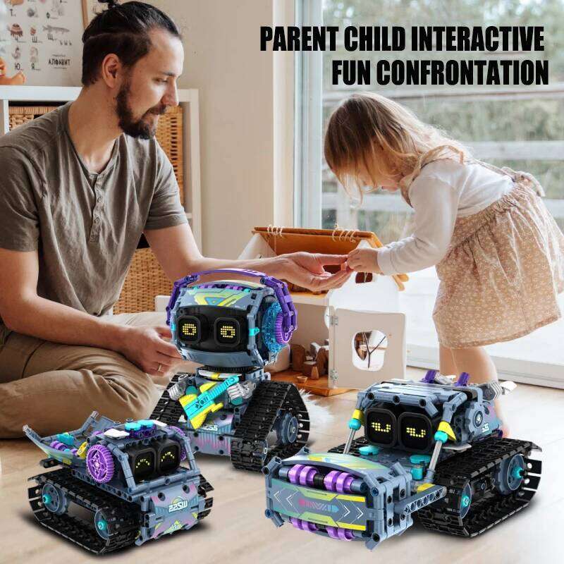 Technical Intelligent 3-in-1 Robot APP Remote Control Bricks Building Blocks Programming Toys For Kids Boys Gift Educational Set Z260306