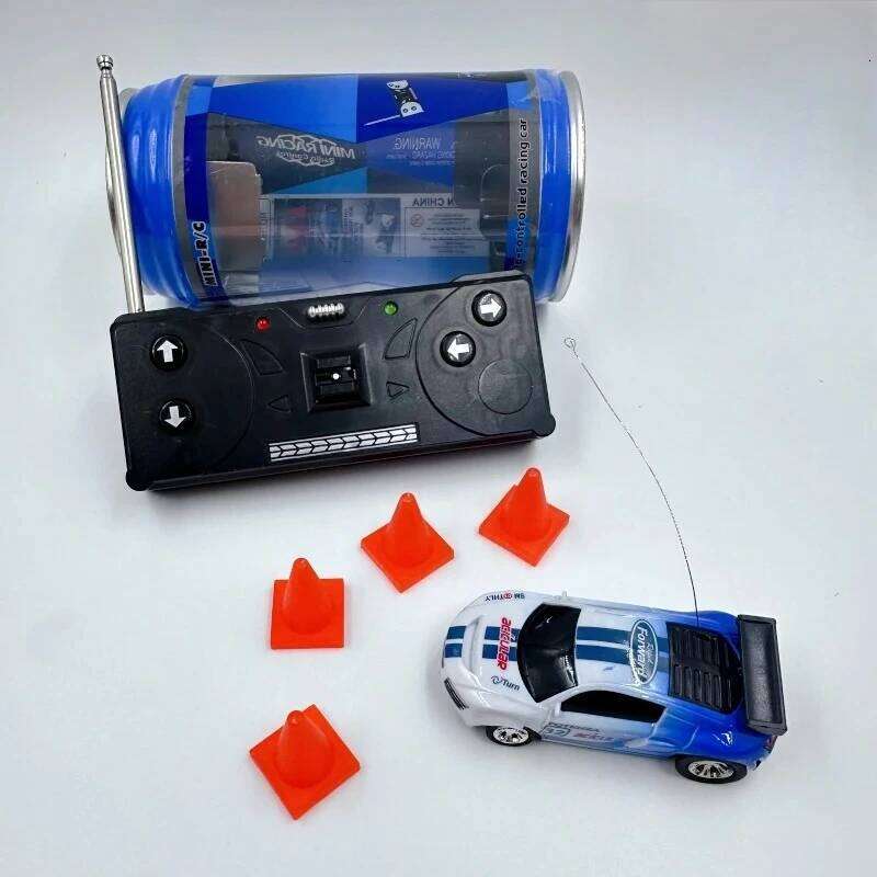 Epic Mini RC Racer! Coke Can Sized 4WD Vehicle High-Speed Adventure, The Ultimate Fun Gift for Boys C260305
