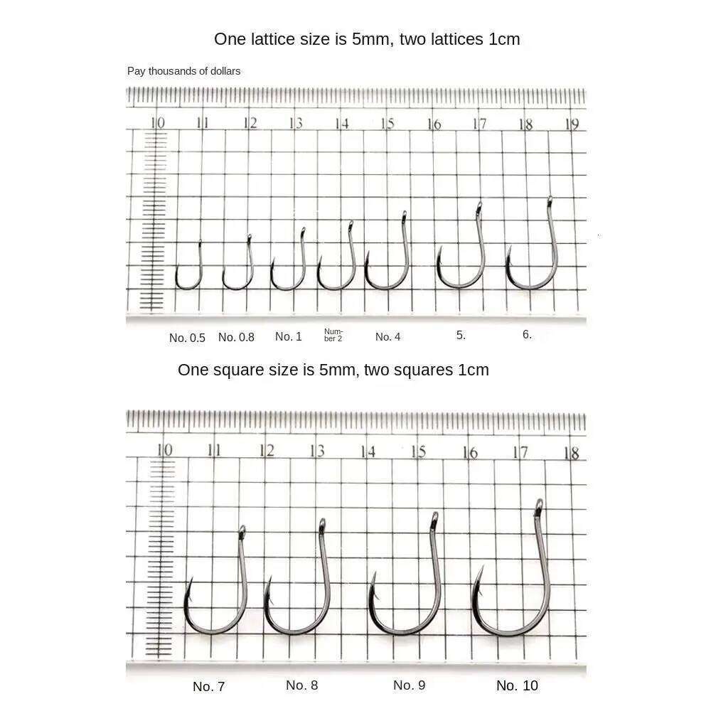 5Pcs Accessories Carp Anti twining Fisnhing line Hair Rig Pipe Fishing Hook Fishhook S260305