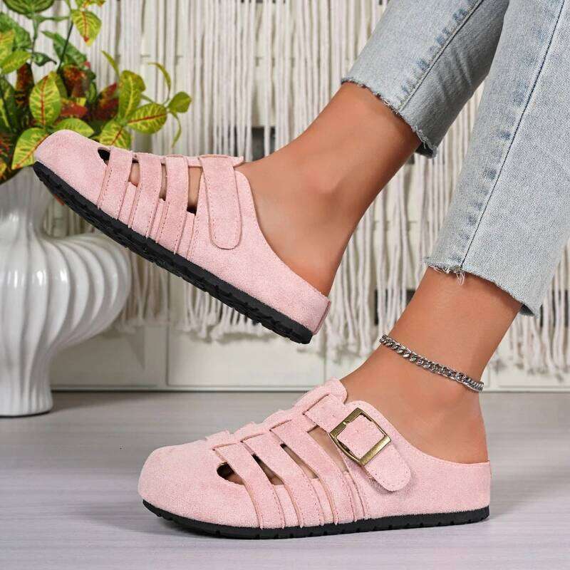 2026 New Fashionable Retro Classic Women's Soft soled Non slip Flat Shoes Comfortable Versatile Sandals