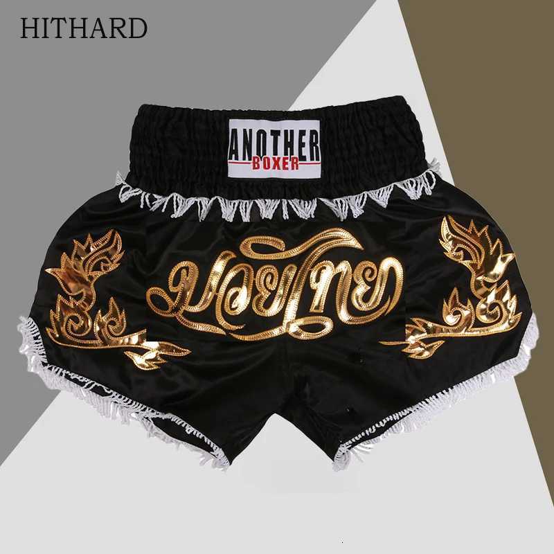Thai Boxing Shorts Men Women Kids Muay Thai Shorts Stylish Martial Arts MMA Training Clothing Gym Kickboxing Cage Fighting Pants X260306