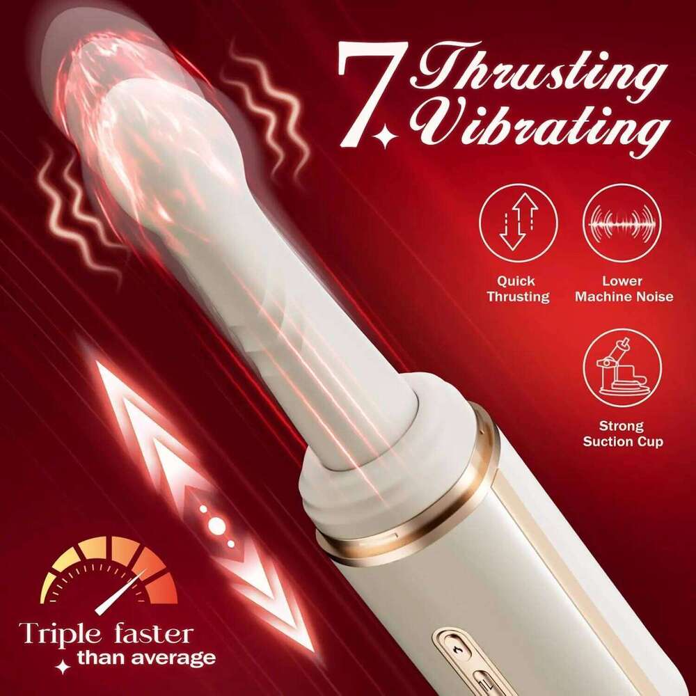Female sex massage masturbator, vibration 7 thrust modes, constant temperature mode W260305