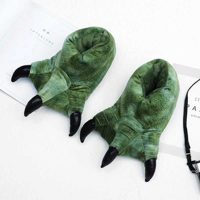 Winter Warm Soft Indoor Floor Slippers Women Men Shoes Paw Funny Animal Christmas Monster Claw Plush Home Cotton Shoes for Men S260305
