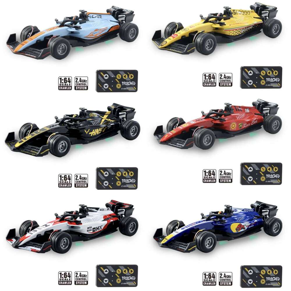 1:64 Formula Racing 2.4G Remote Desktop RC Drift Car With APP Control & Light High Speed Cars Toys Gifts C260305